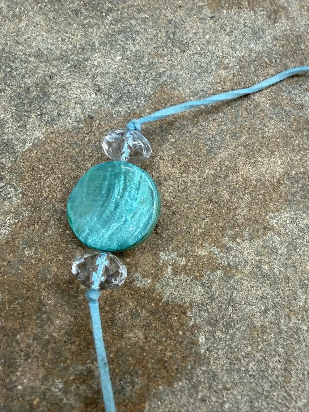 Turquoise Green Shell Bead Necklace - Women's Jewelry